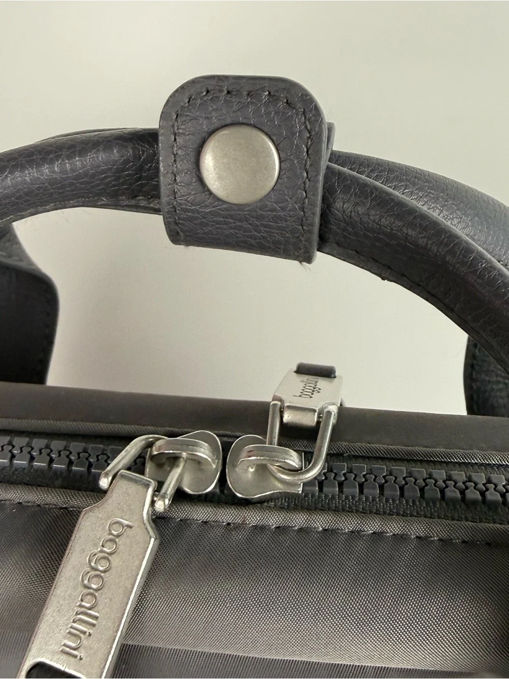 Baggallini Soho Laptop Backpack Womens Gray RFID Pockets Travel Work School Bag